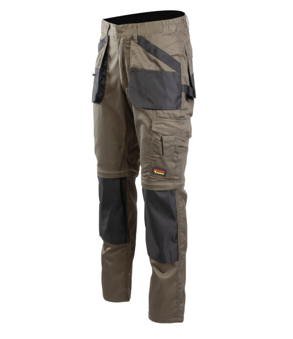 Spodnie do pasa Brixton Practical Khaki Odpinane Nogawki - obrazek 2