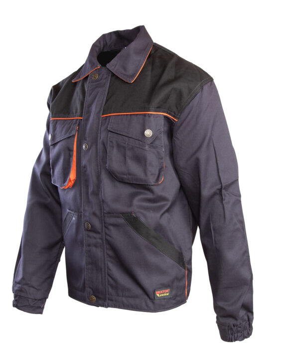 Bluza robocza Brixton Practical stalowa i grafitowa - obrazek 4