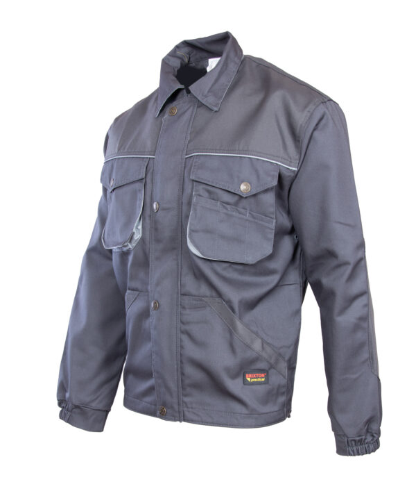 Bluza robocza Brixton Practical stalowa i grafitowa - obrazek 2