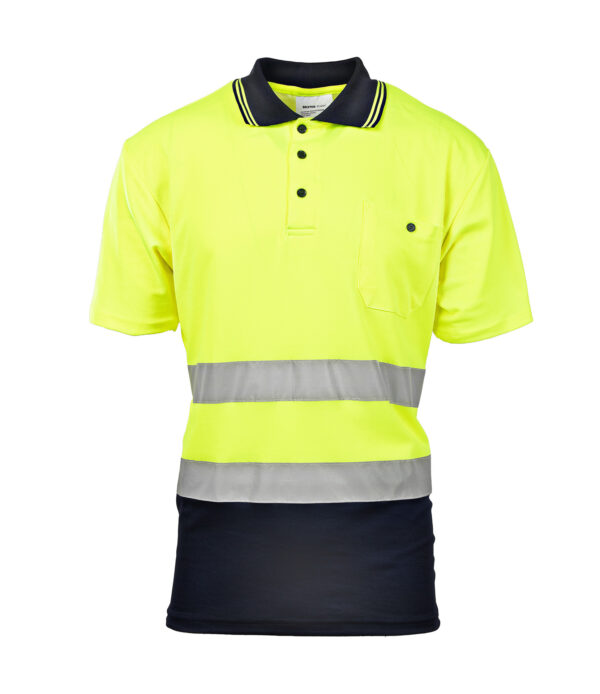 Koszulka Polo Brixton Flash Żółta Pomarańczowa
