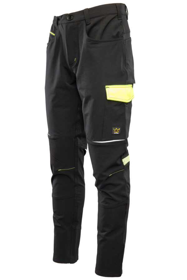 Spodnie Softshell Seven Kings Rival Czarne - obrazek 2