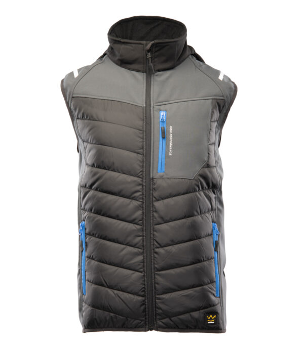 Bezrękawnik Softshell Topaz Seven Kings Stalowy