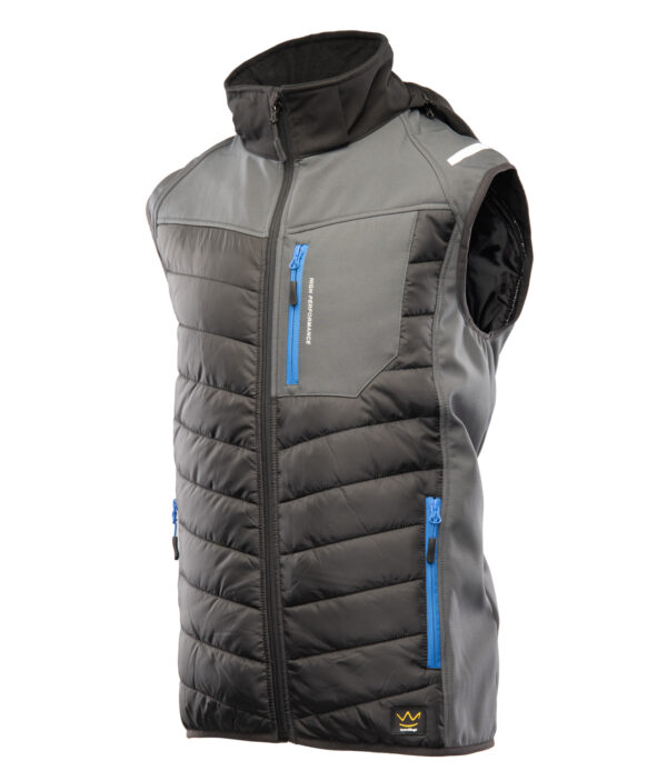 Bezrękawnik Softshell Topaz Seven Kings Stalowy - obrazek 2