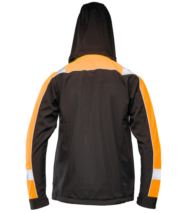 Softshell Seven Kings Rival Czarny/Pomarańczowy - obrazek 5