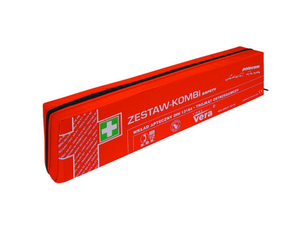 Zestaw pierwszej pomocy samochodowy SAFETY w opakowaniu z tkaniny wodoodpornej - obrazek 2