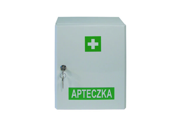 Apteczka przemysłowa pierwszej pomocy VERA 1 w szafce metalowej
