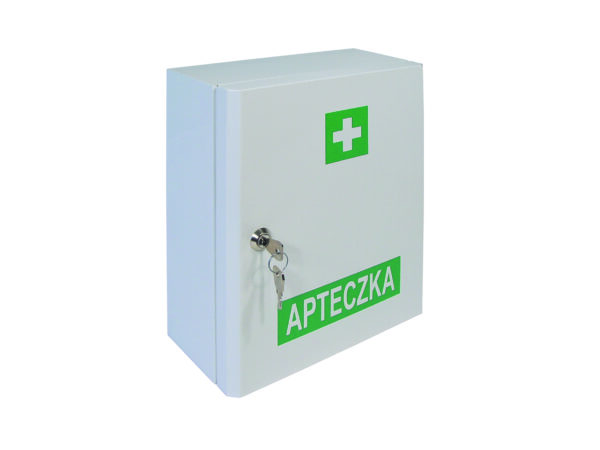 Apteczka przemysłowa pierwszej pomocy VERA 1 w szafce metalowej - obrazek 2