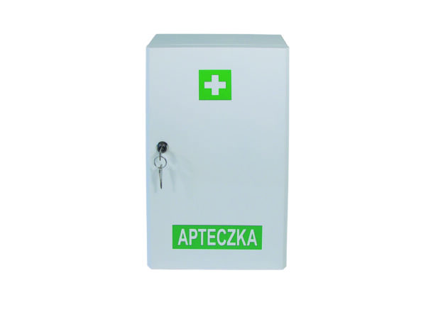 Apteczka przemysłowa pierwszej pomocy VERA 2 w szafce metalowej