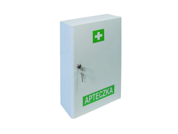 Apteczka przemysłowa pierwszej pomocy VERA 2 w szafce metalowej - obrazek 2