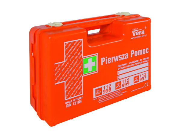 Apteczka przemysłowa pierwszej pomocy STANDARD TOP 10 DIN 13164 walizka tworzywo ABS - obrazek 2