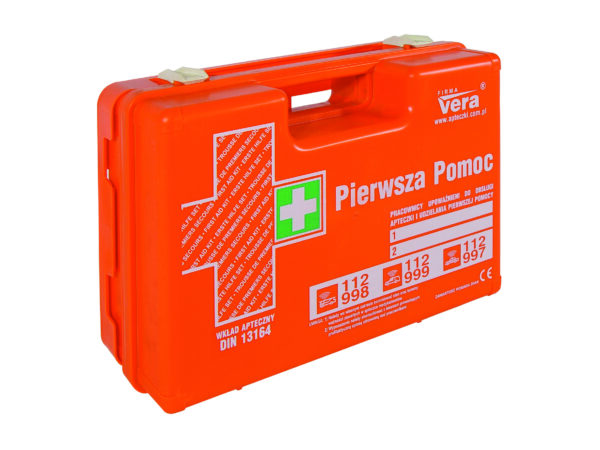 Apteczka przemysłowa pierwszej pomocy STANDARD TOP 15 DIN 13164 walizka tworzywo ABS - obrazek 2