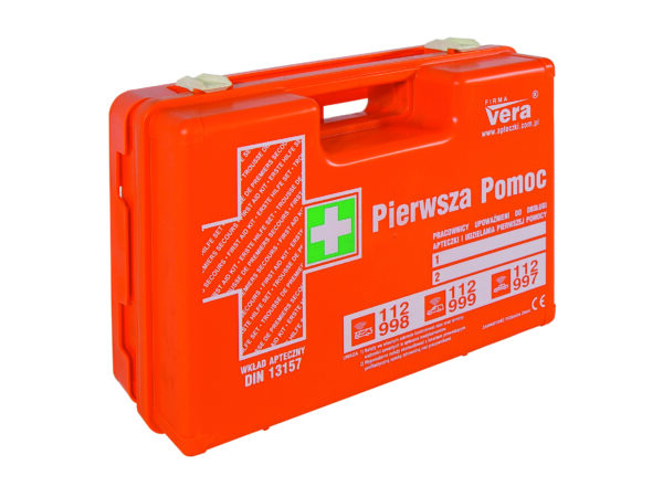 Apteczka przemysłowa pierwszej pomocy STANDARD TOP 20 DIN 13157 walizka tworzywo ABS - obrazek 2